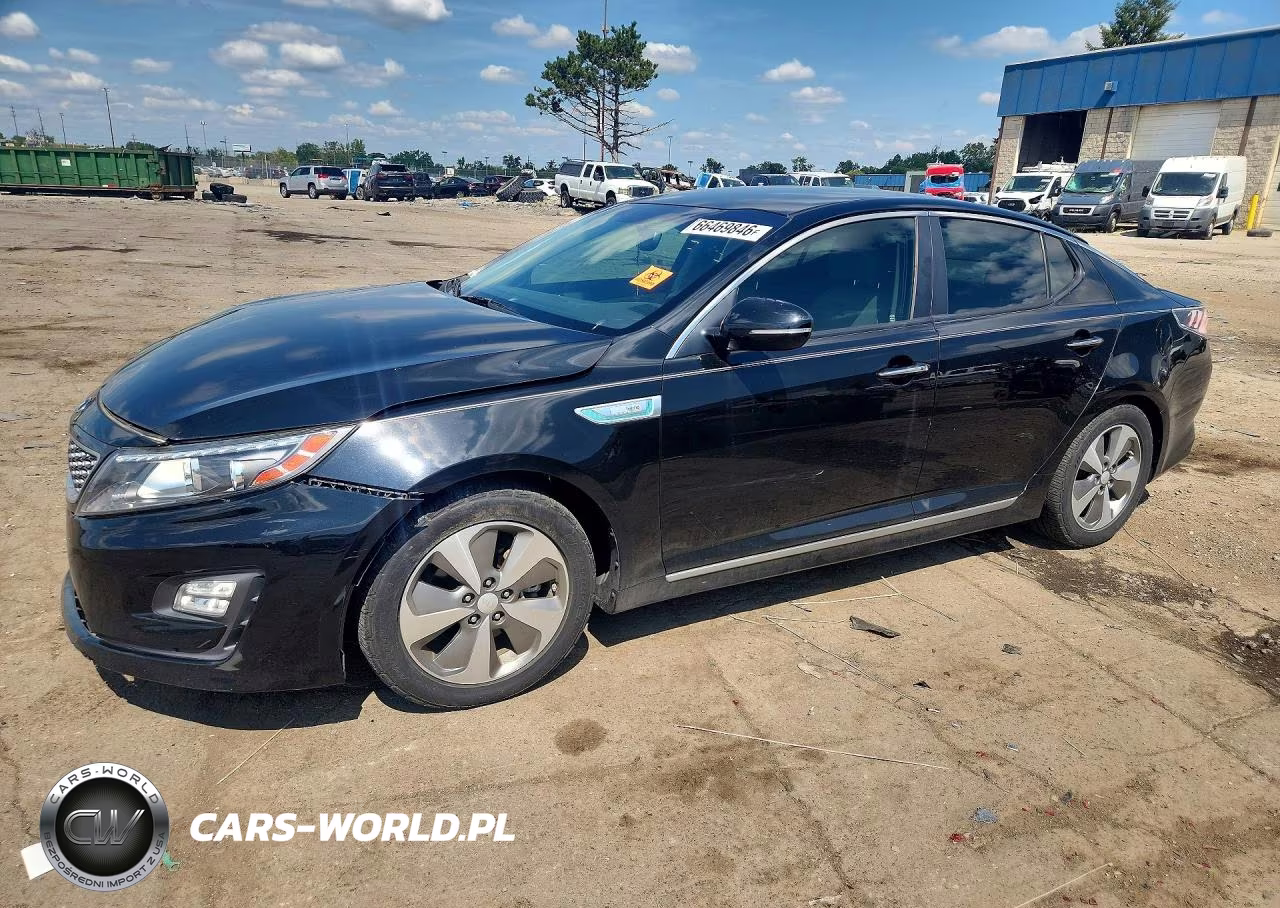 2014 Kia Optima Hybrid VIN:KNAGN4AD7E5075911 - 1