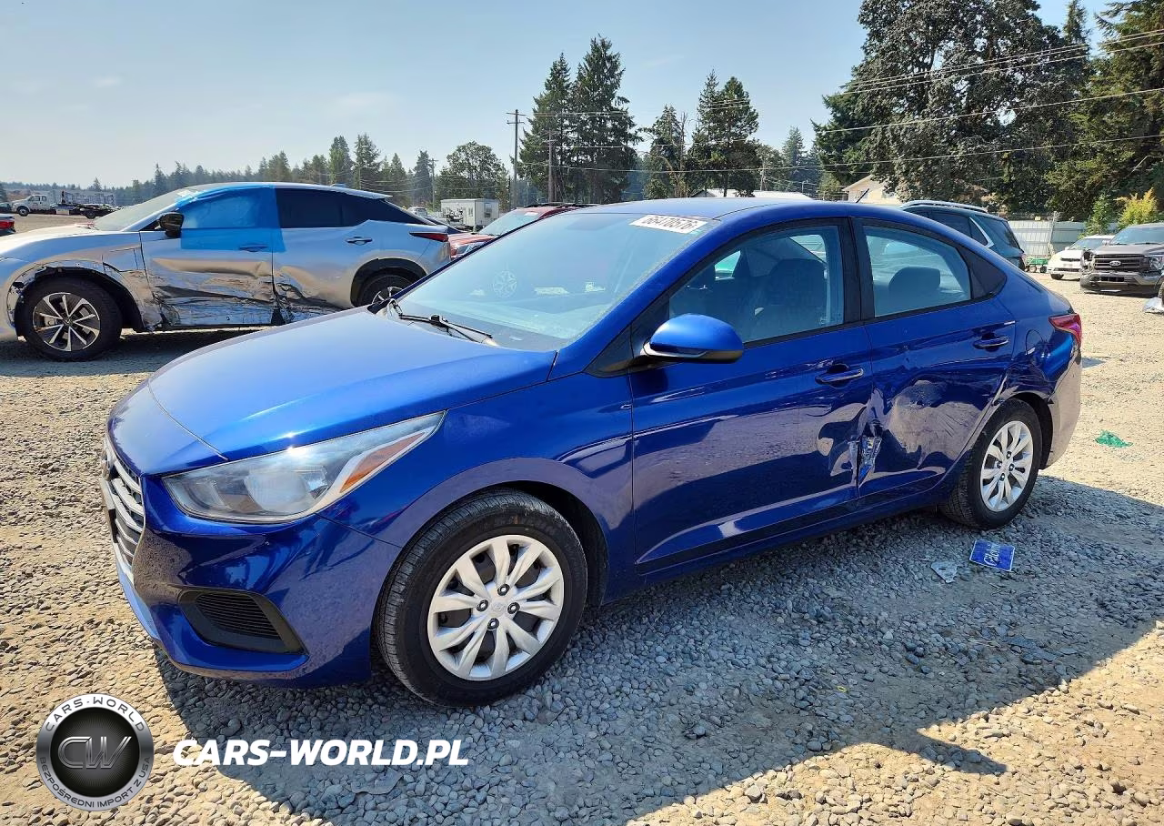 2019 Hyundai Accent Se VIN:3KPC24A30KE072575 - 1