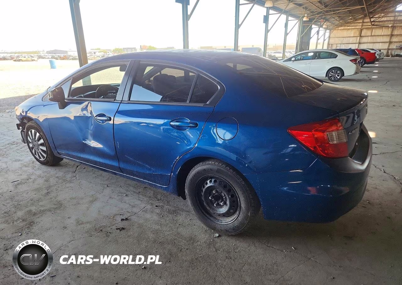 2012 Honda Civic Lx VIN:19XFB2F58CE316597 - 2