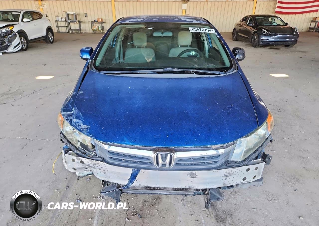 2012 Honda Civic Lx VIN:19XFB2F58CE316597 - 5