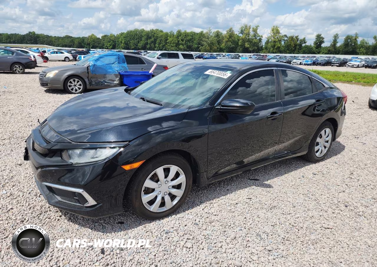 2019 Honda Civic Lx VIN:19XFC2F64KE210734 - 1