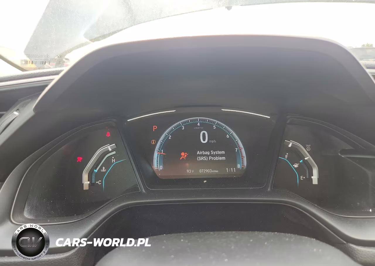 2019 Honda Civic Lx VIN:19XFC2F64KE210734 - 9