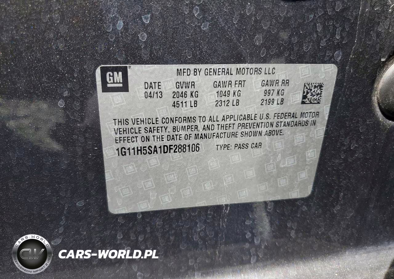 2013 Chevrolet Malibu Ltz VIN:1G11H5SA1DF288106 - 12