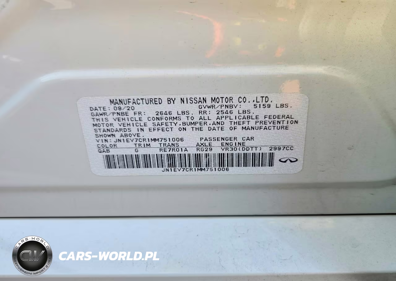 2021 Infiniti Q50 Sensory VIN:JN1EV7CR1MM751006 - 12