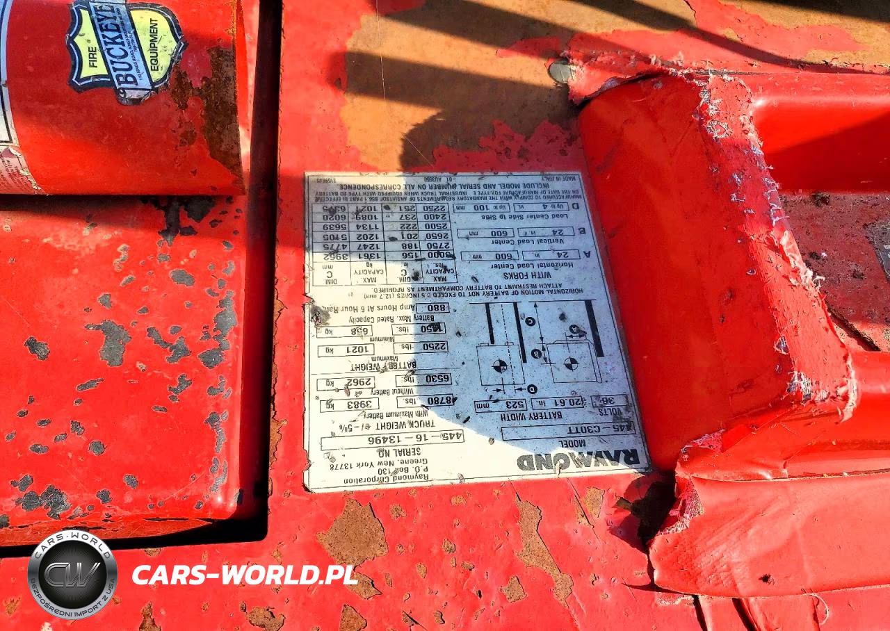 2016 Forklift Other VIN:00000004451613496 - 10