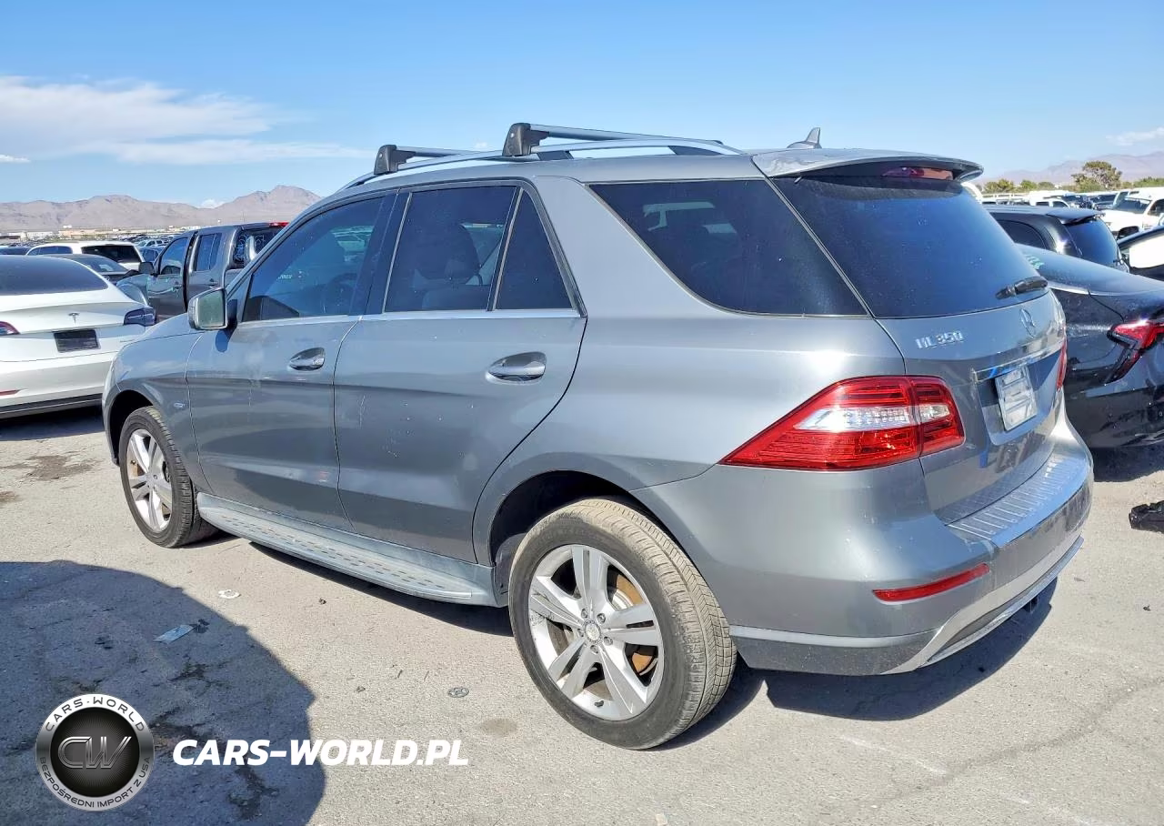 2012 Mercedes-Benz Ml 350 Bluetec VIN:4JGDA2EBXCA009268 - 2