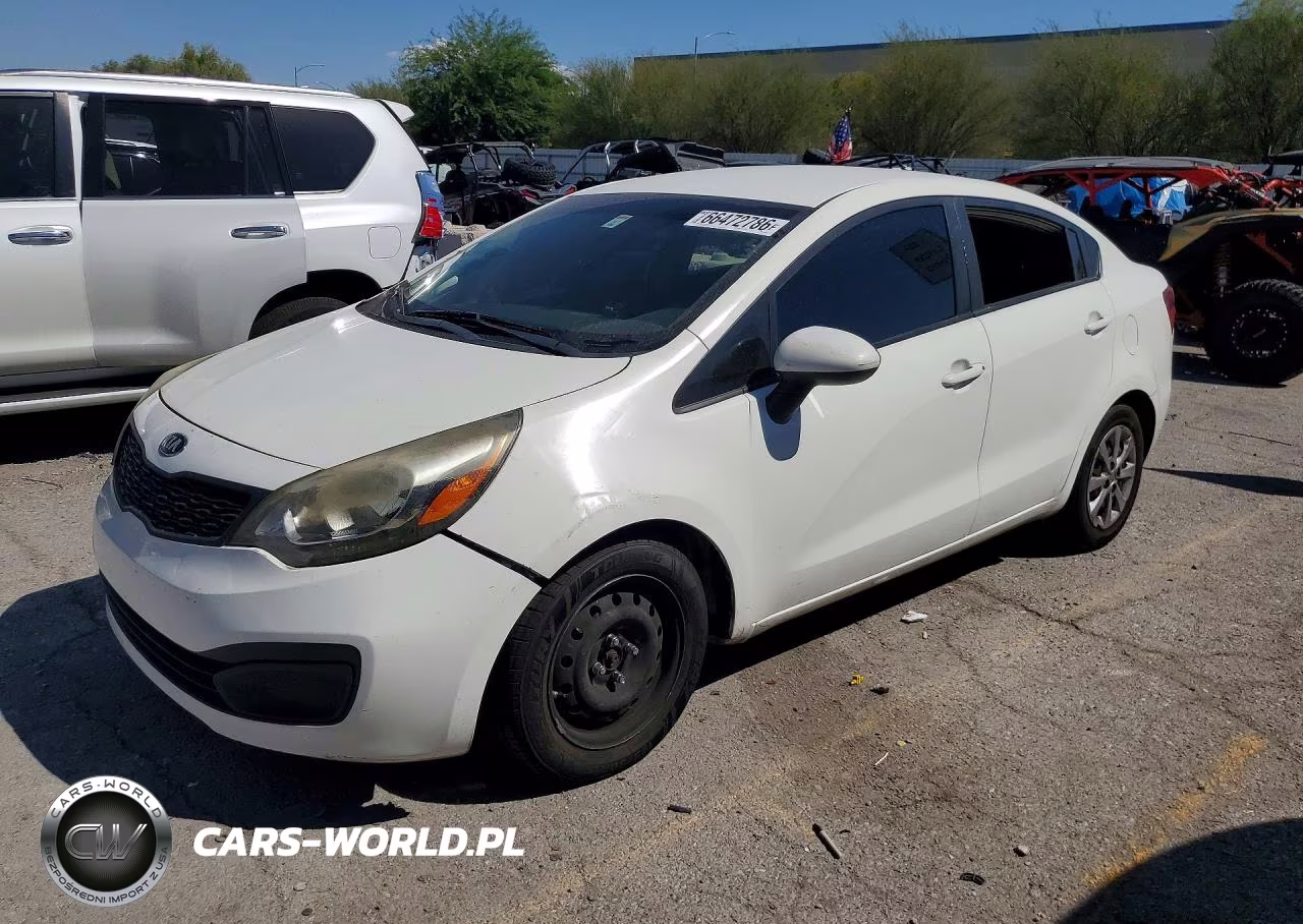2013 Kia Rio Lx VIN:KNADM4A31D6308381 - 1