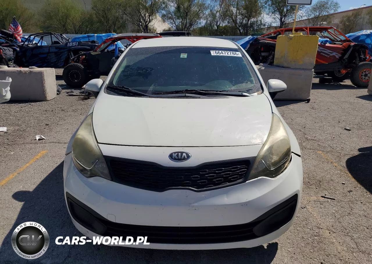 2013 Kia Rio Lx VIN:KNADM4A31D6308381 - 5