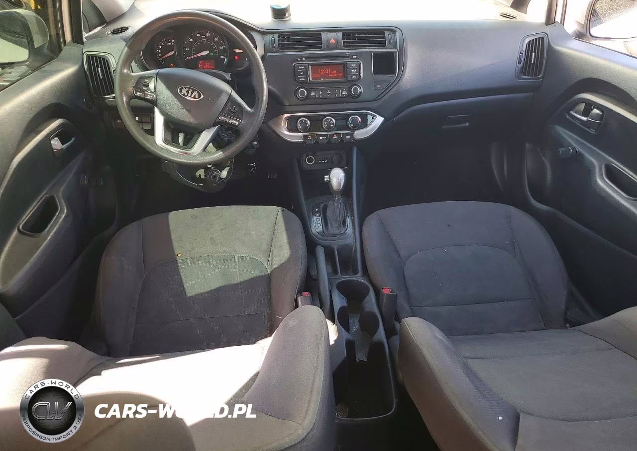 2013 Kia Rio Lx VIN:KNADM4A31D6308381 - 8