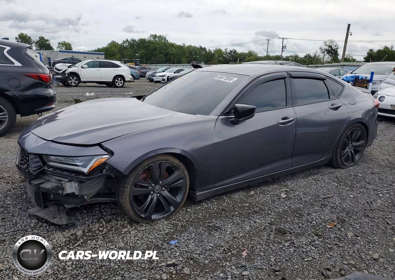 2021 Acura Tlx Tech A VIN:19UUB6F50MA009087 - 1