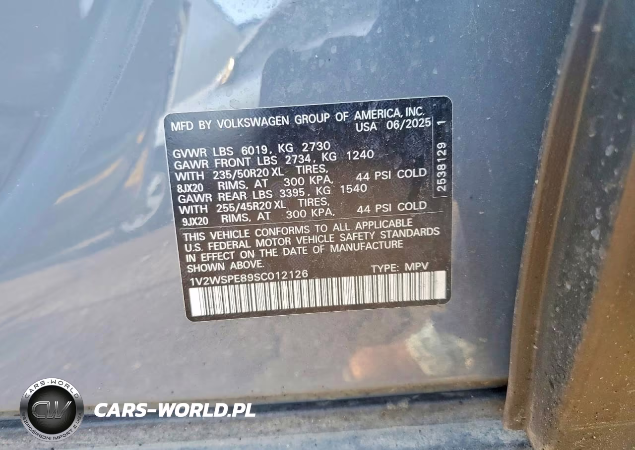 2025 Volkswagen Id.4 Pro S VIN:1V2WSPE89SC012126 - 12