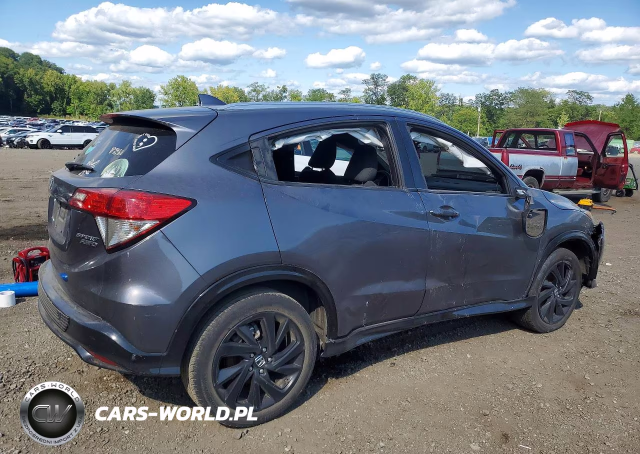 2022 Honda Hr-V Sport VIN:3CZRU6H11NM735810 - 3