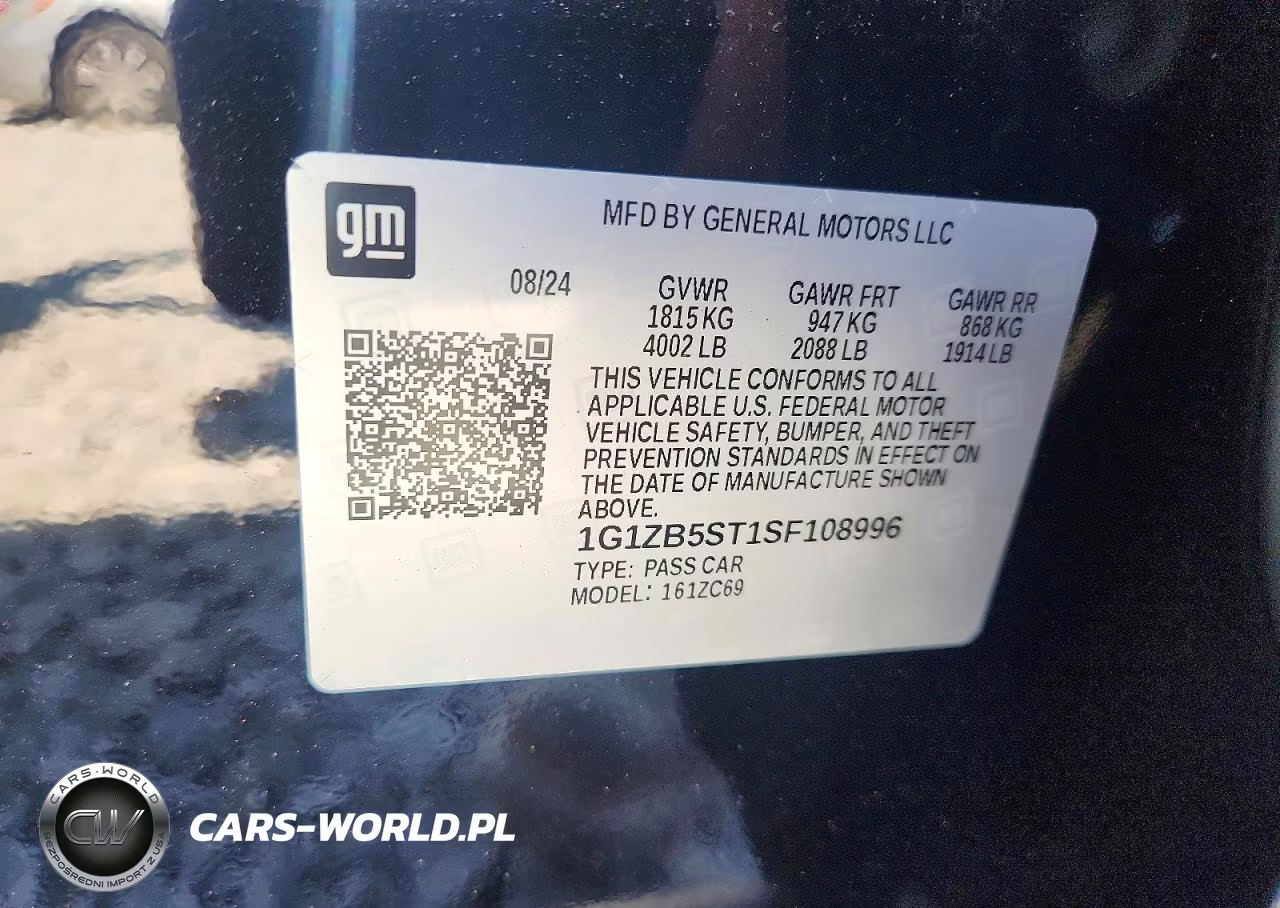 2025 Chevrolet Malibu Ls VIN:1G1ZB5ST1SF108996 - 12