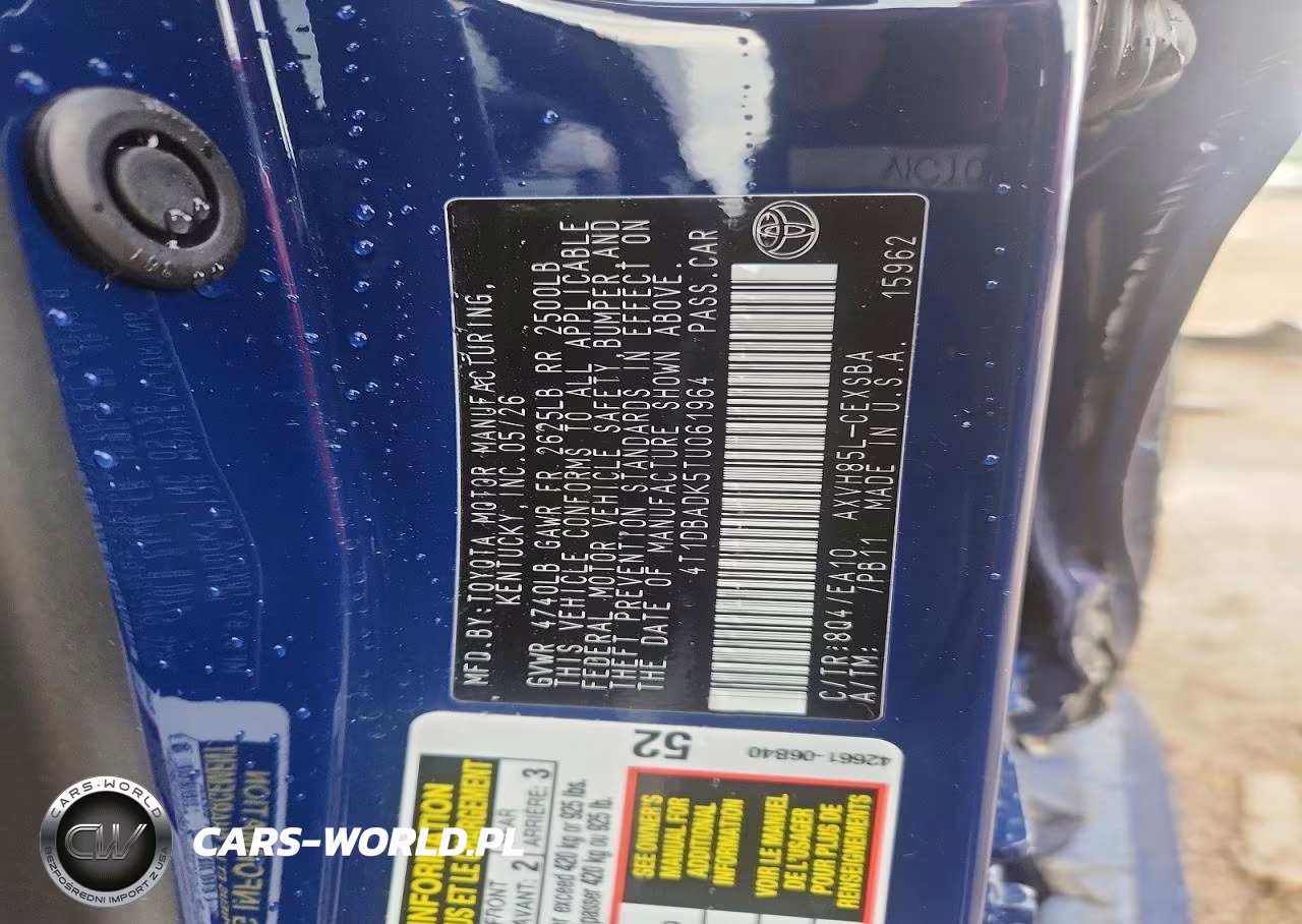 2026 Toyota Camry Se VIN:4T1DBADK5TU061964 - 13