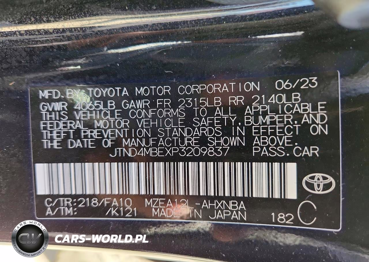 2023 Toyota Corolla Hatchback Se VIN:JTND4MBEXP3209837 - 13