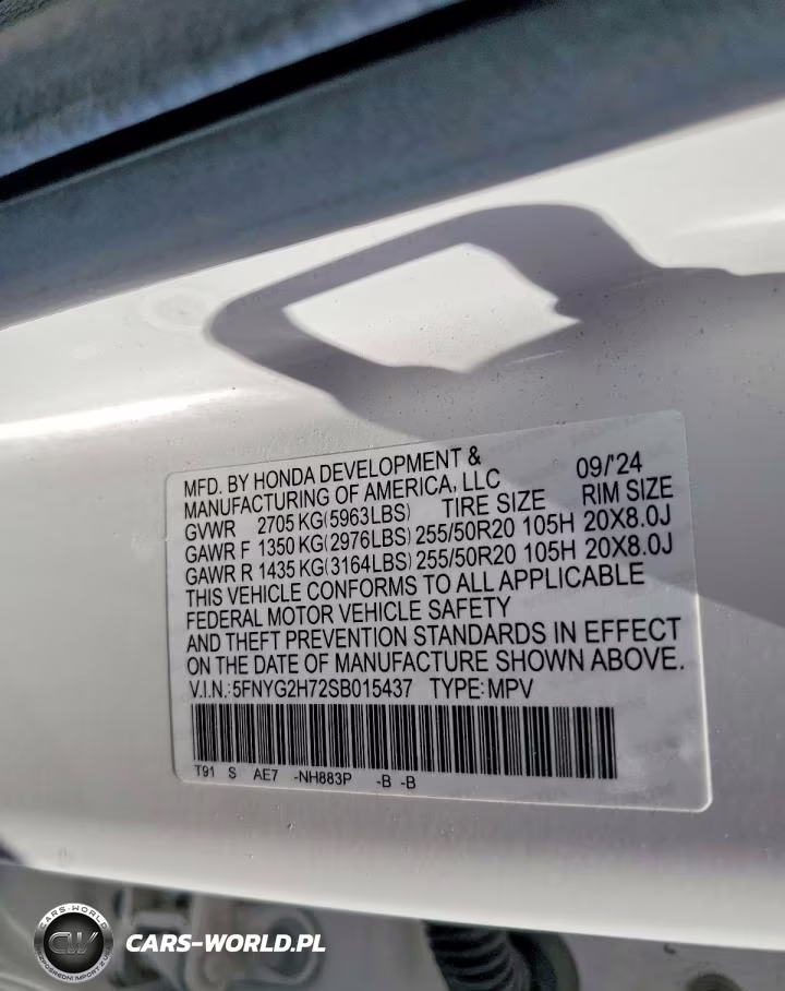 2025 Honda Pilot Touring VIN:5FNYG2H72SB015437 - 13