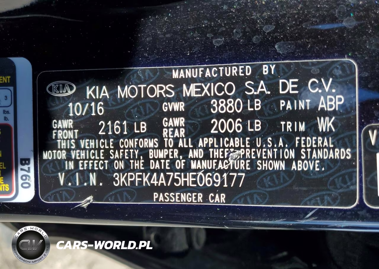 2017 Kia Forte Lx VIN:3KPFK4A75HE069177 - 12