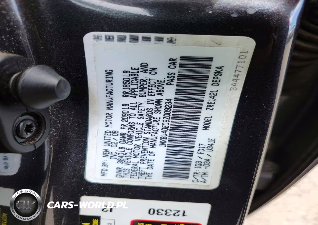 2009 Toyota Corolla S VIN:1NXBU40E09Z009234 - 12