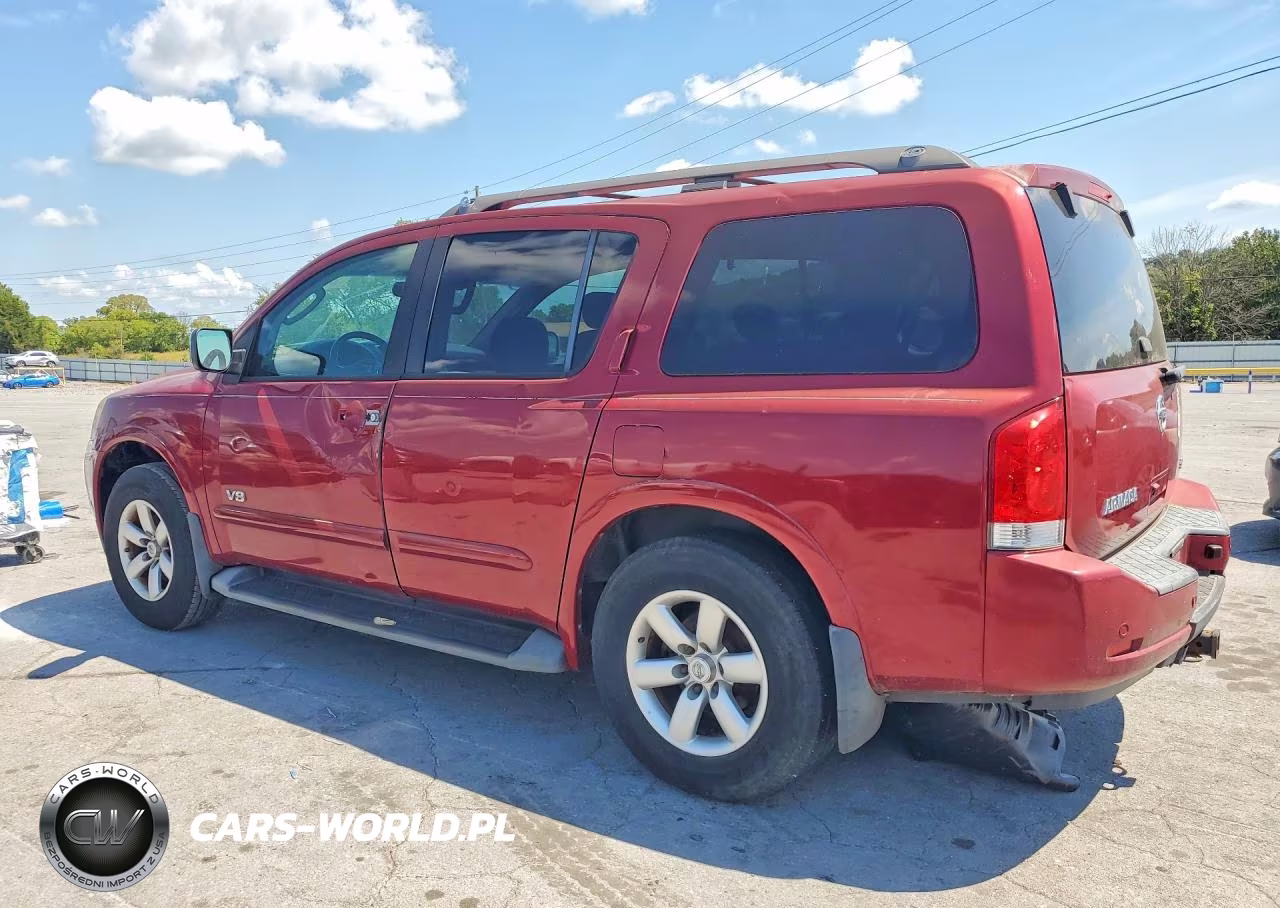 2008 Nissan Armada Se VIN:5N1AA08C68N618708 - 2