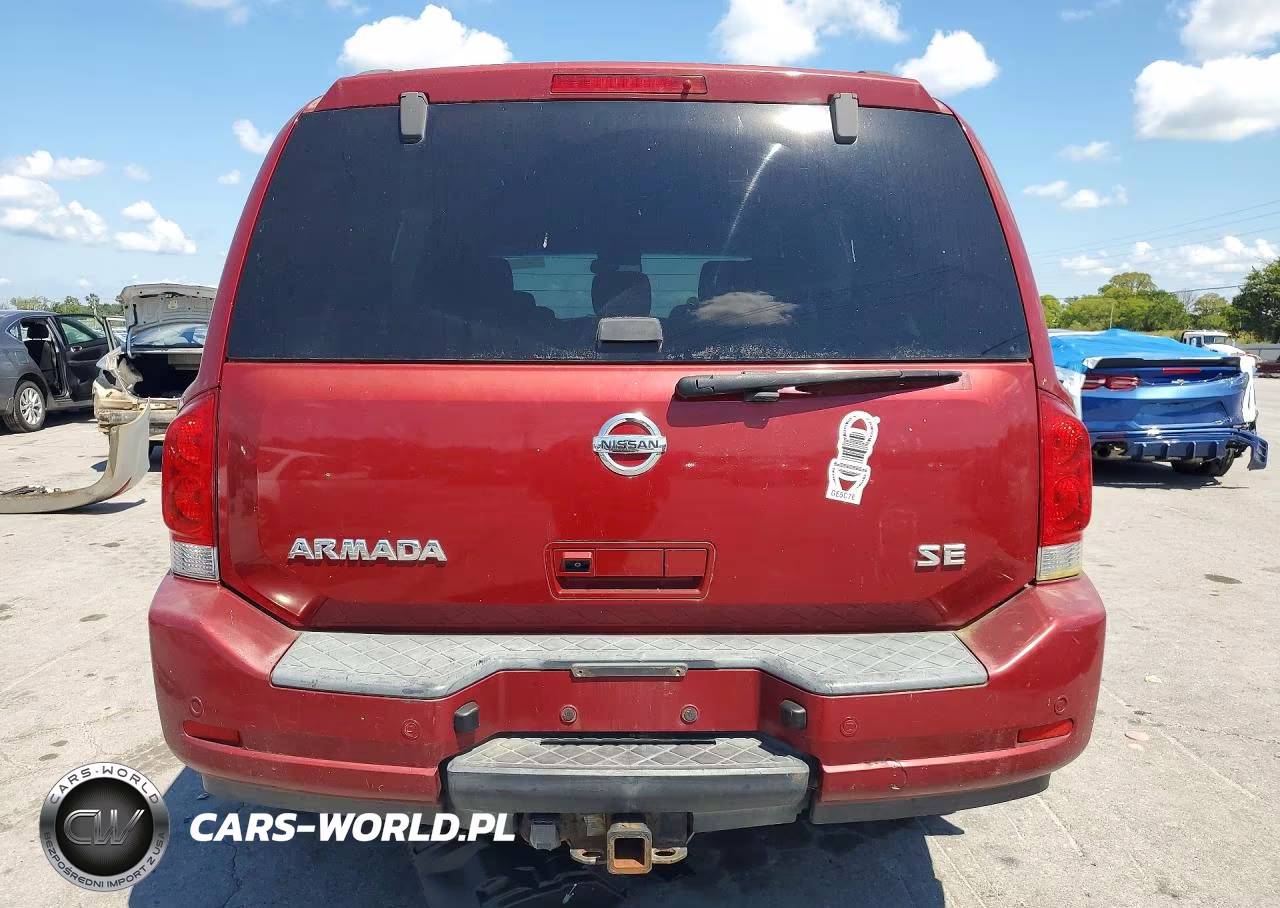 2008 Nissan Armada Se VIN:5N1AA08C68N618708 - 6