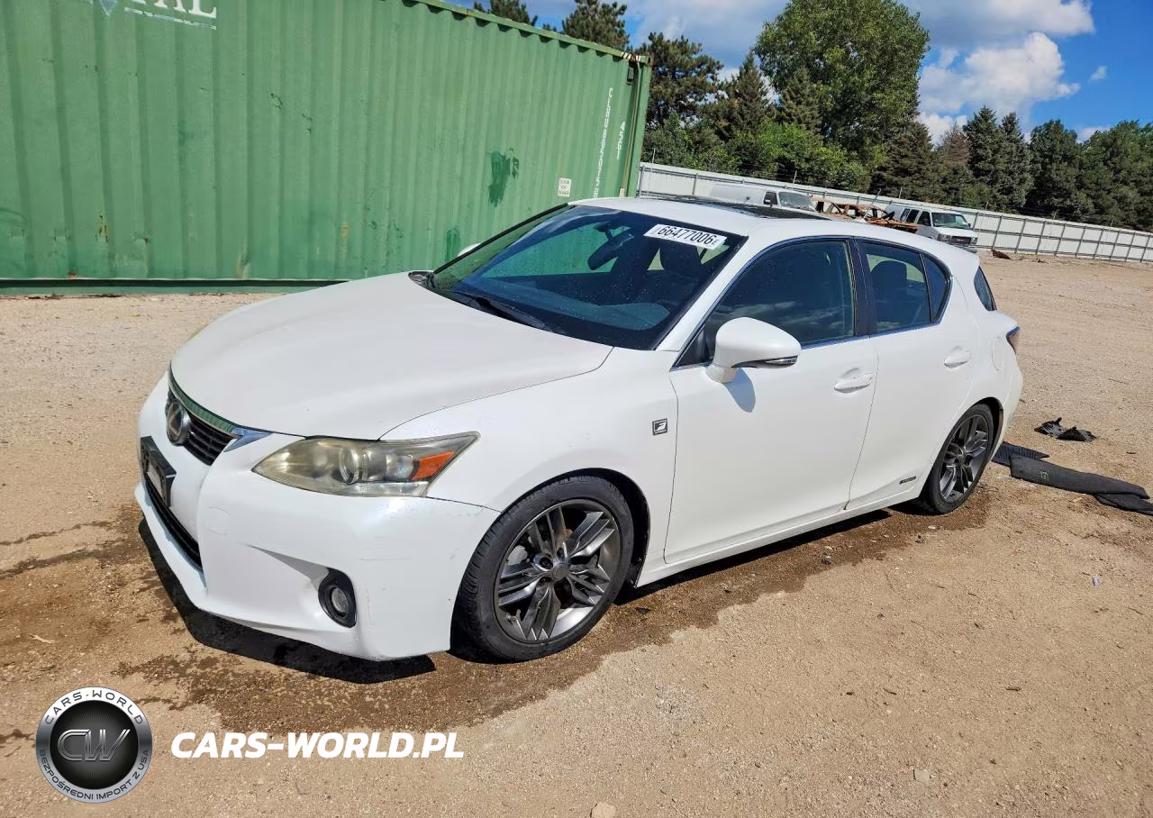 2012 Lexus Ct 200 VIN:JTHKD5BH5C2066323 - 1