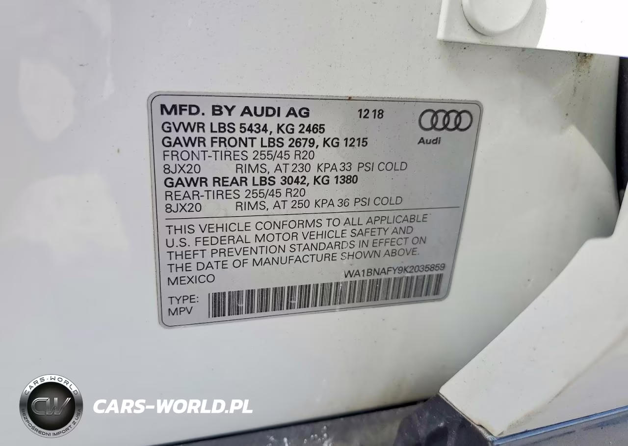 2019 Audi Q5 Premium Plus VIN:WA1BNAFY9K2035859 - 13