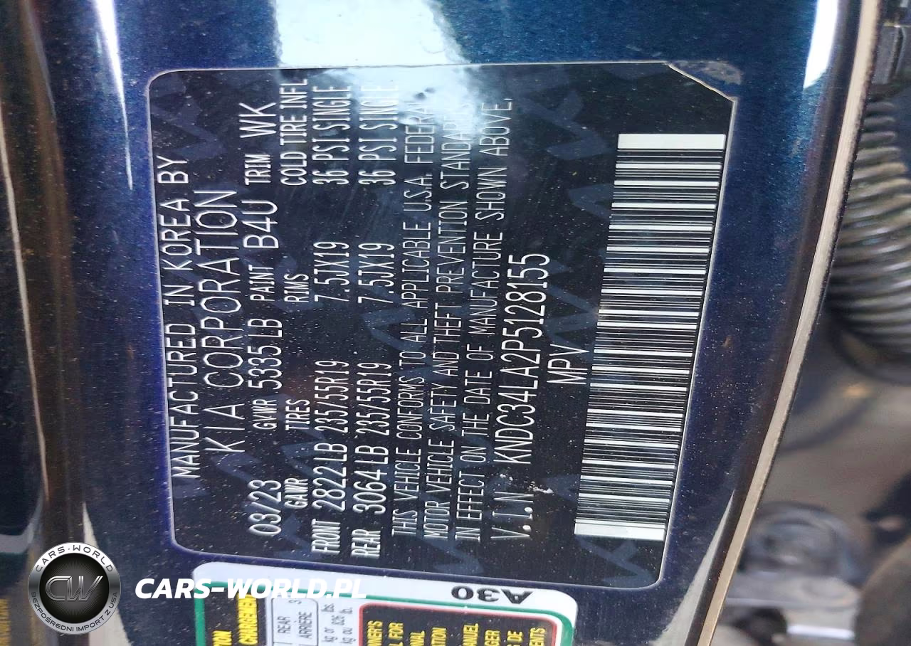 2023 Kia Ev6 Wind VIN:KNDC34LA2P5128155 - 14