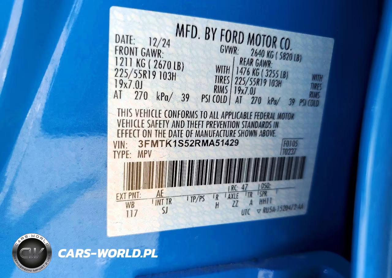 2024 Ford Mustang Mach-E Select VIN:3FMTK1S52RMA51429 - 12