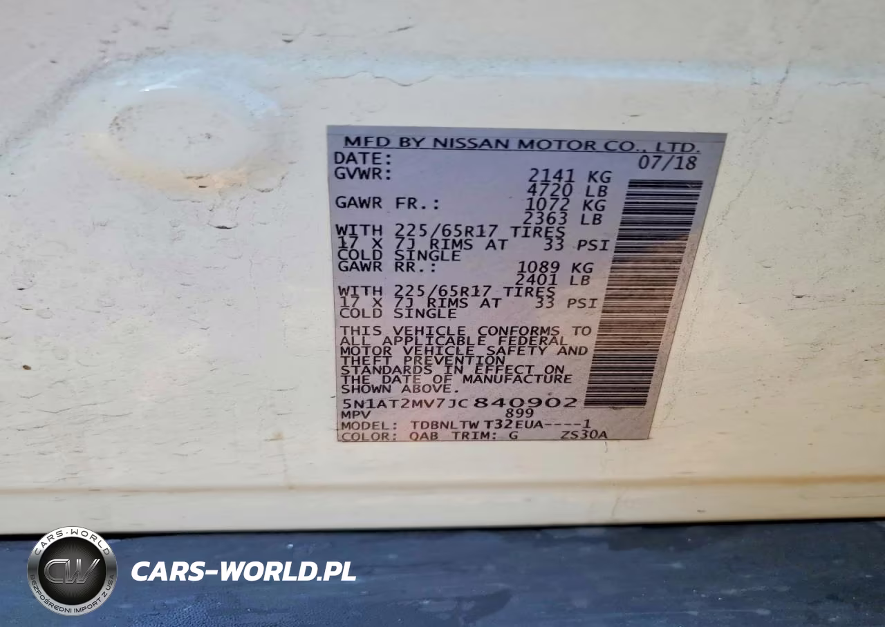 2018 Nissan Rogue Sv VIN:5N1AT2MV7JC840902 - 13