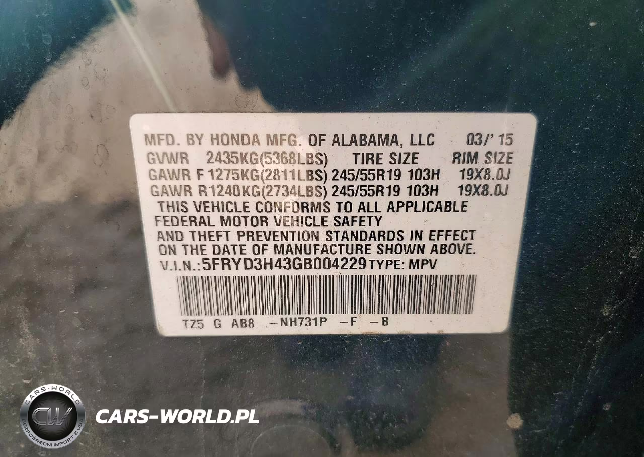 2016 Acura Mdx Technology VIN:5FRYD3H43GB004229 - 14