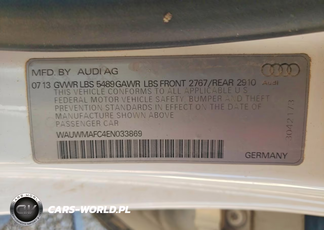 2014 Audi A7 Premium Plus VIN:WAUWMAFC4EN033869 - 12