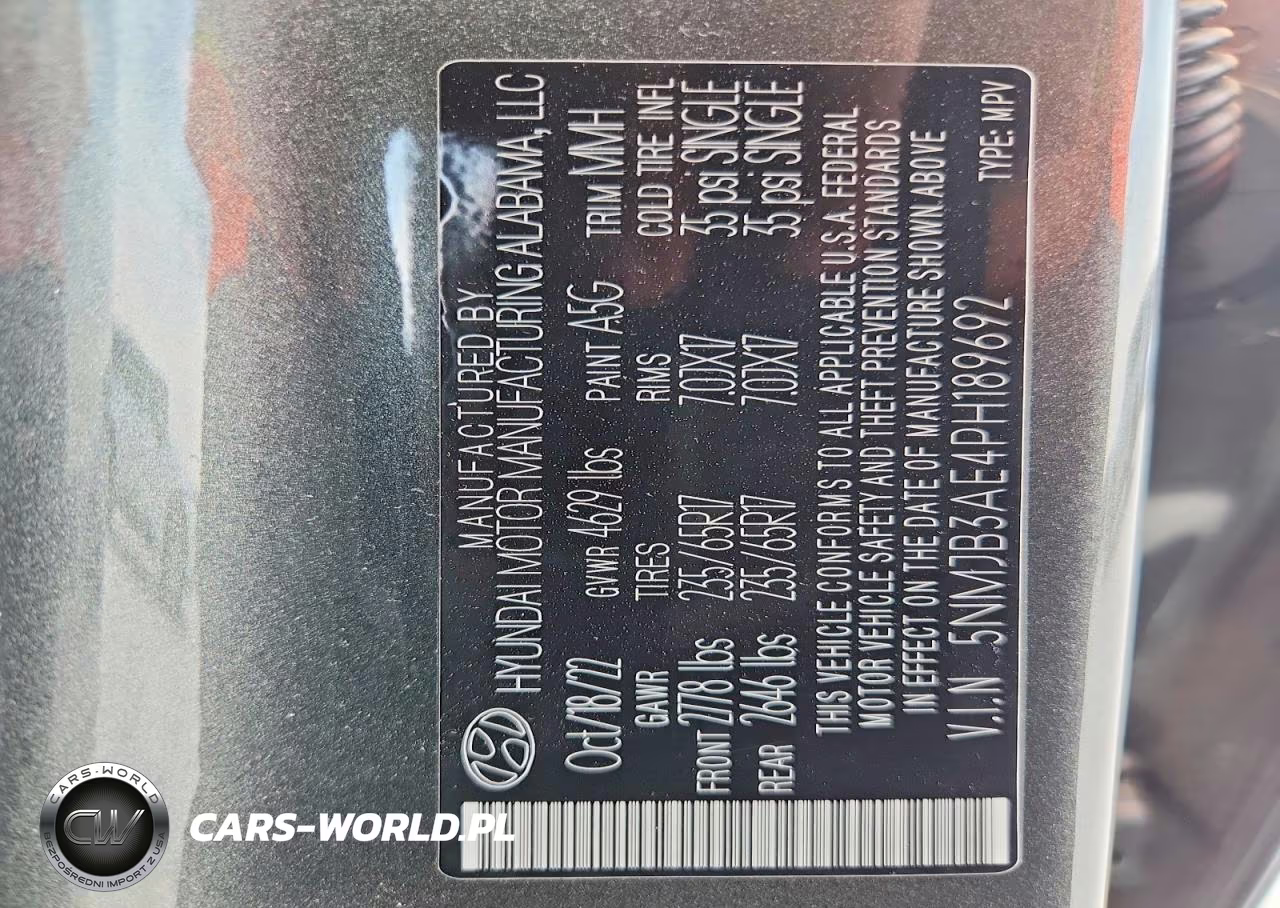 2023 Hyundai Tucson Sel VIN:5NMJB3AE4PH189692 - 13