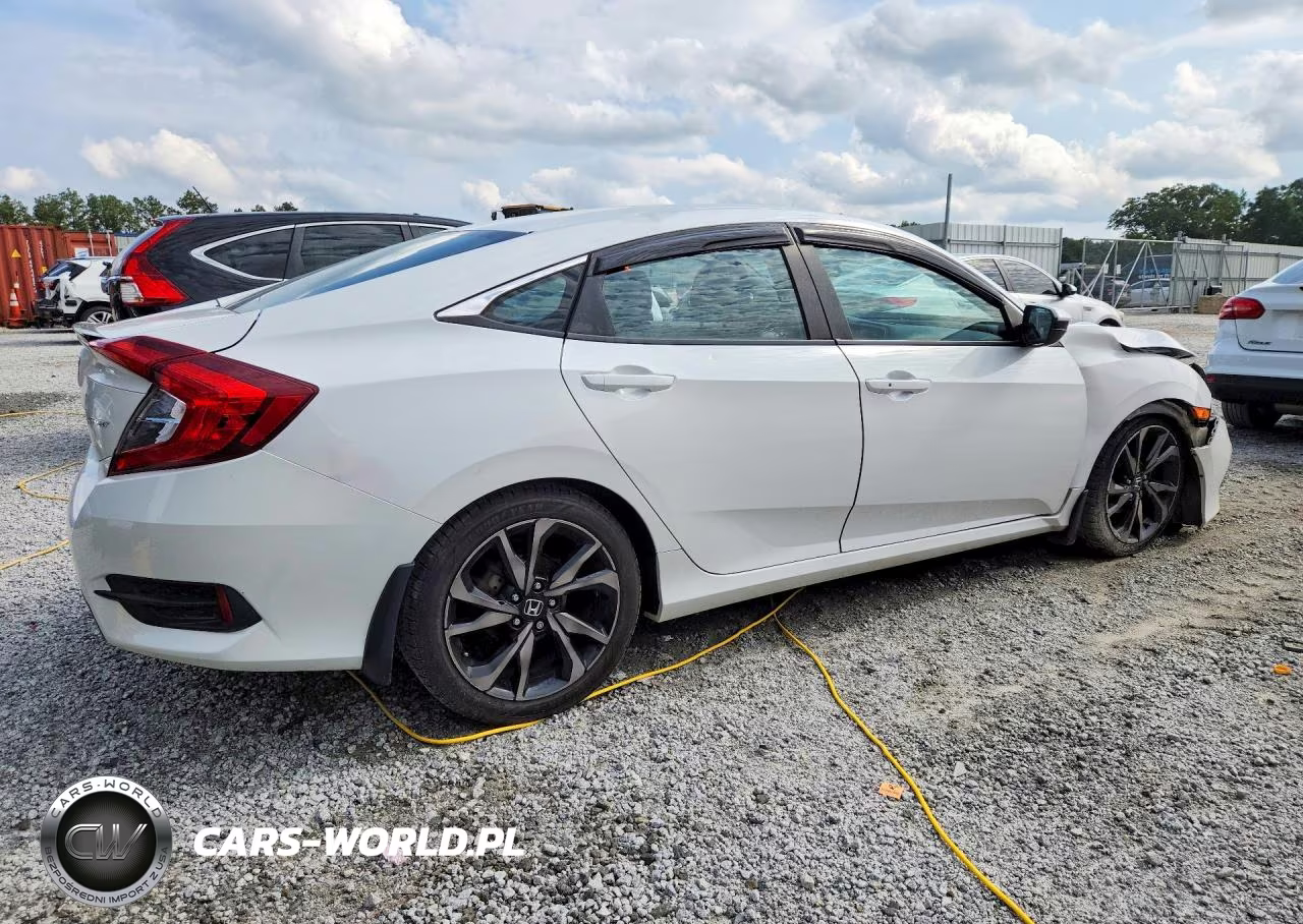 2019 Honda Civic Sport VIN:2HGFC2F8XKH569187 - 3