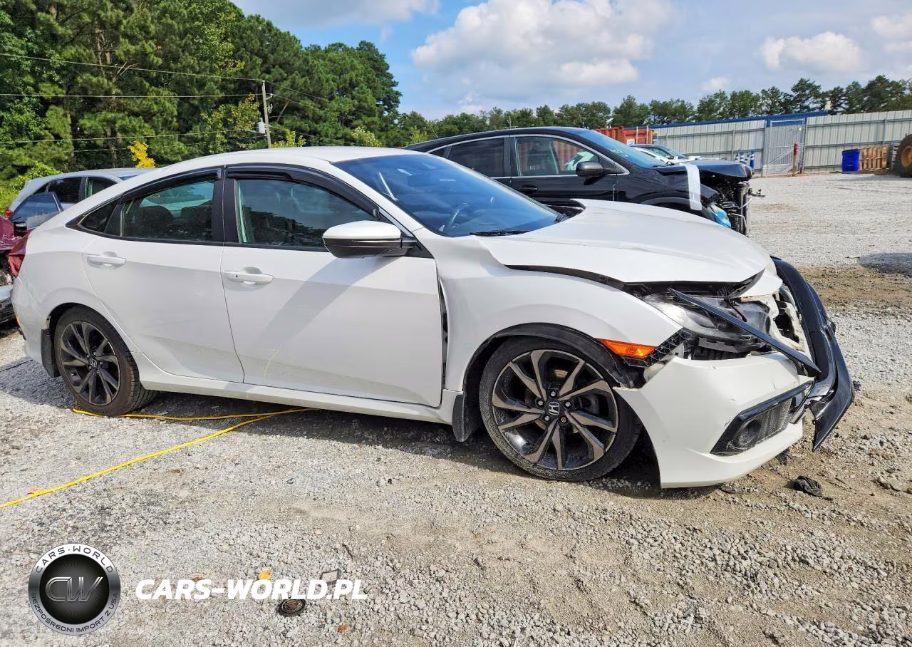 2019 Honda Civic Sport VIN:2HGFC2F8XKH569187 - 4