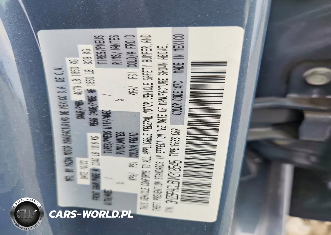 2022 Mazda 3 Preferred VIN:3MZBPACL6NM318545 - 12