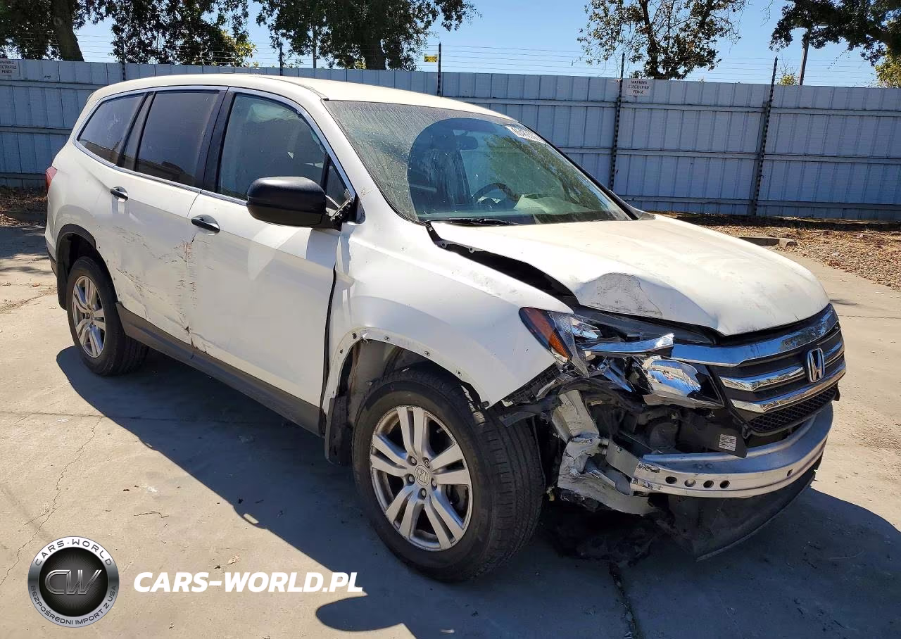 2017 Honda Pilot Lx VIN:5FNYF5H11HB044632 - 4