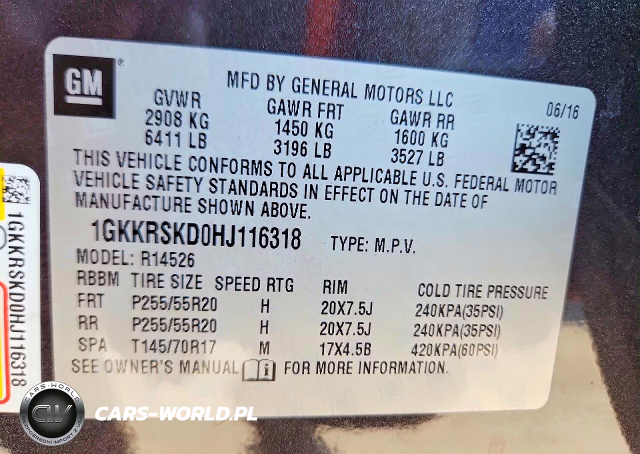 2017 GMC Acadia Limited Slt-2 VIN:1GKKRSKD0HJ116318 - 14