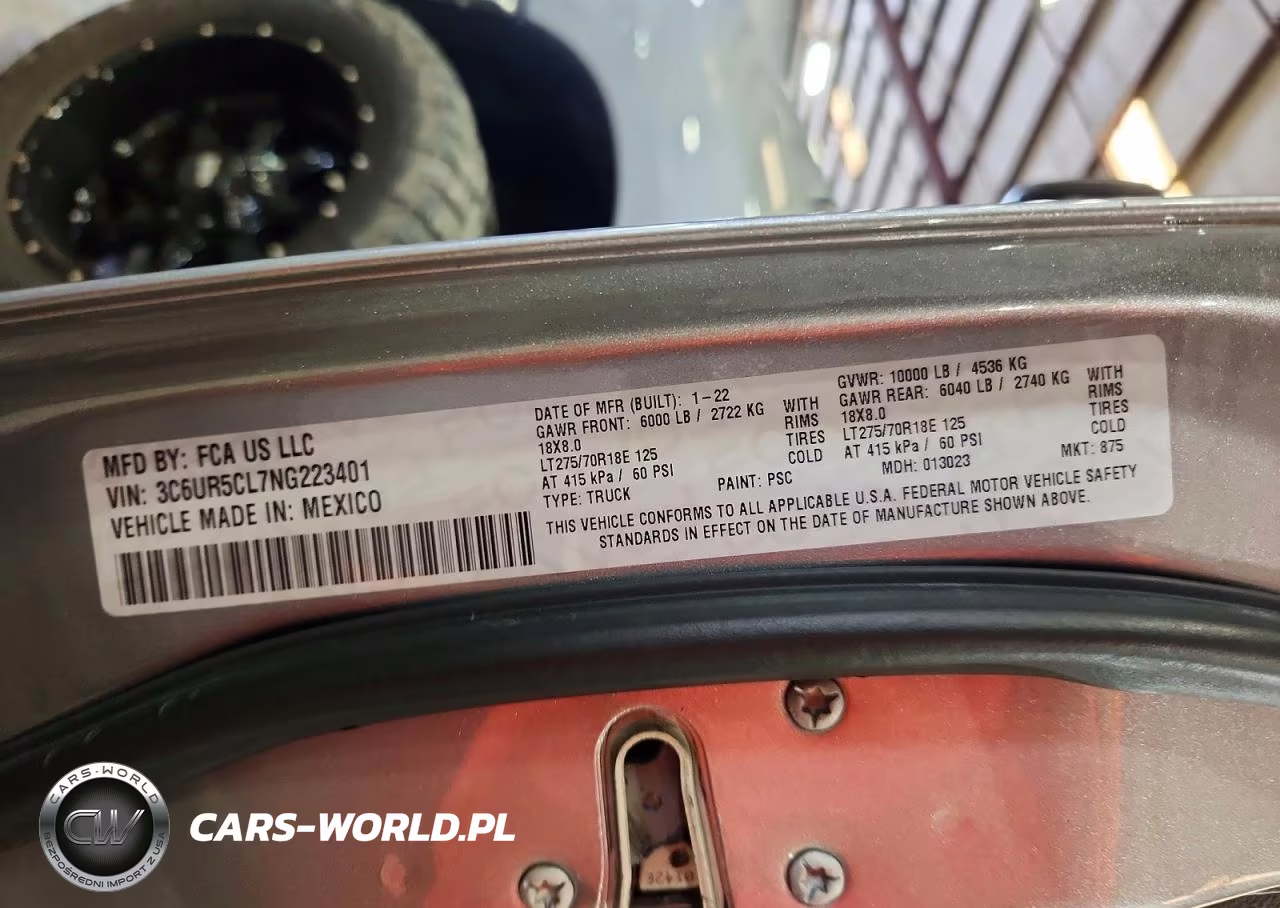 2022 Ram 2500 Tradesman VIN:3C6UR5CL7NG223401 - 12