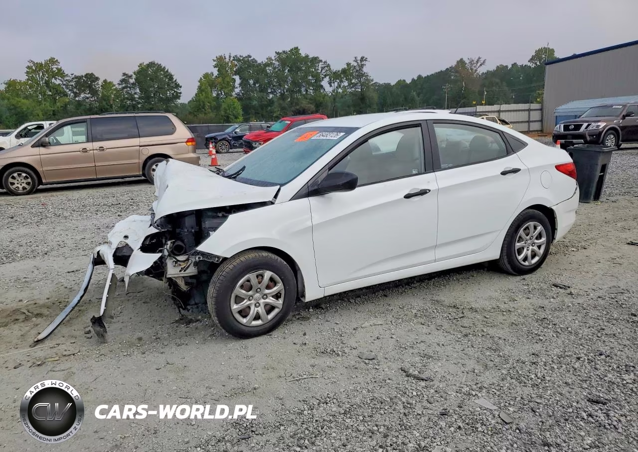 2014 Hyundai Accent Gls VIN:KMHCT4AE6EU605688 - 1