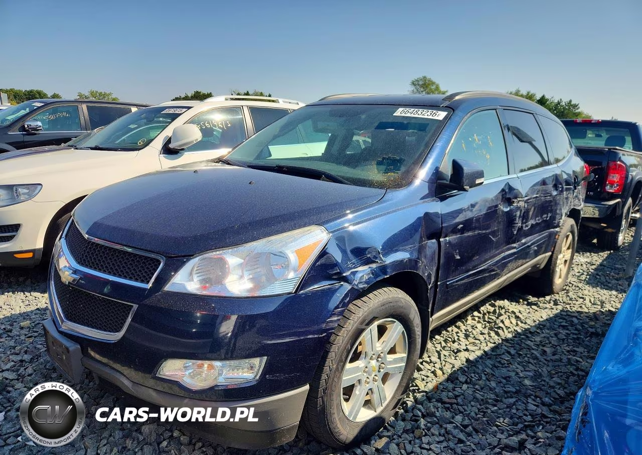 2012 Chevrolet Traverse Lt VIN:1GNKVJED3CJ336243 - 1