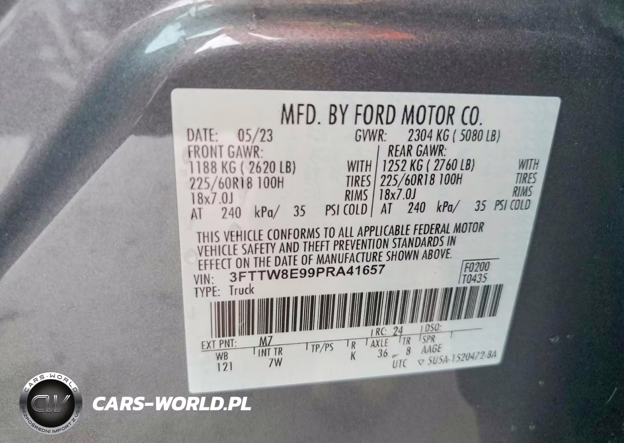 2023 Ford Maverick Xl VIN:3FTTW8E99PRA41657 - 12
