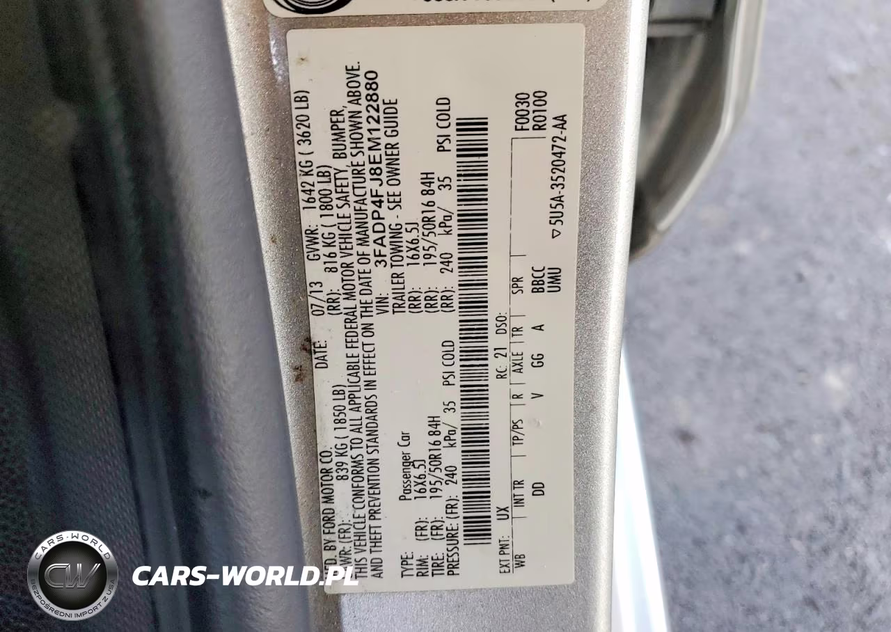 2014 Ford Fiesta Titanium VIN:3FADP4FJ8EM122880 - 12