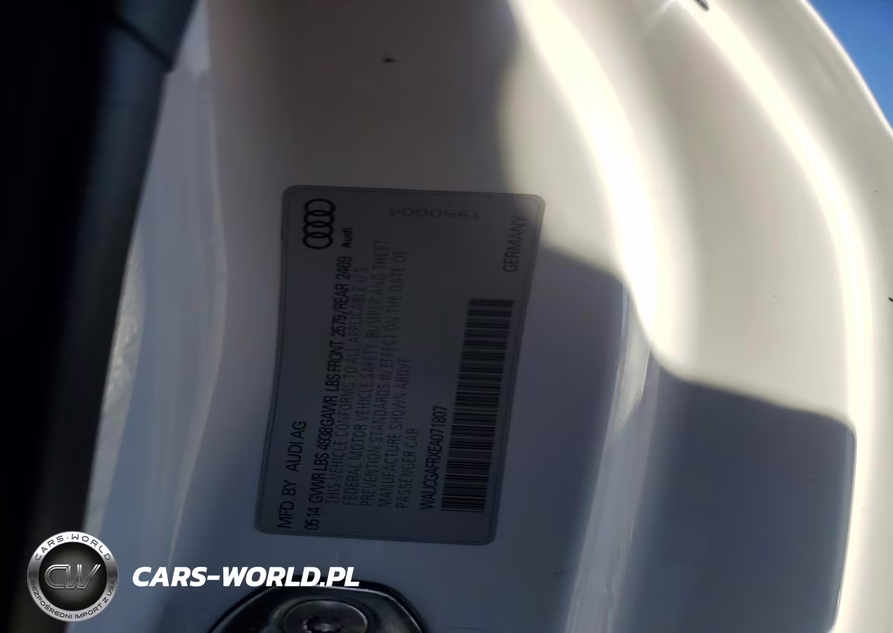 2014 Audi S5 Premium Plus VIN:WAUCGAFRXEA071807 - 13