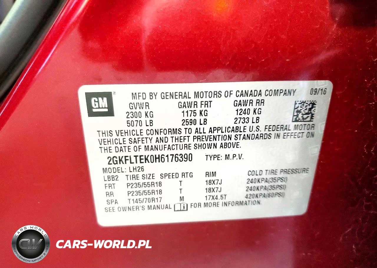 2017 GMC Terrain Sle VIN:2GKFLTEK0H6176390 - 13