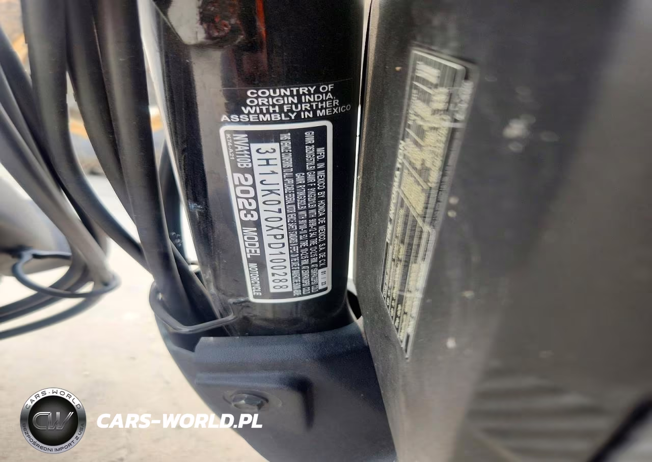 2023 Honda Nva110 B VIN:3H1JK070XPD100288 - 9