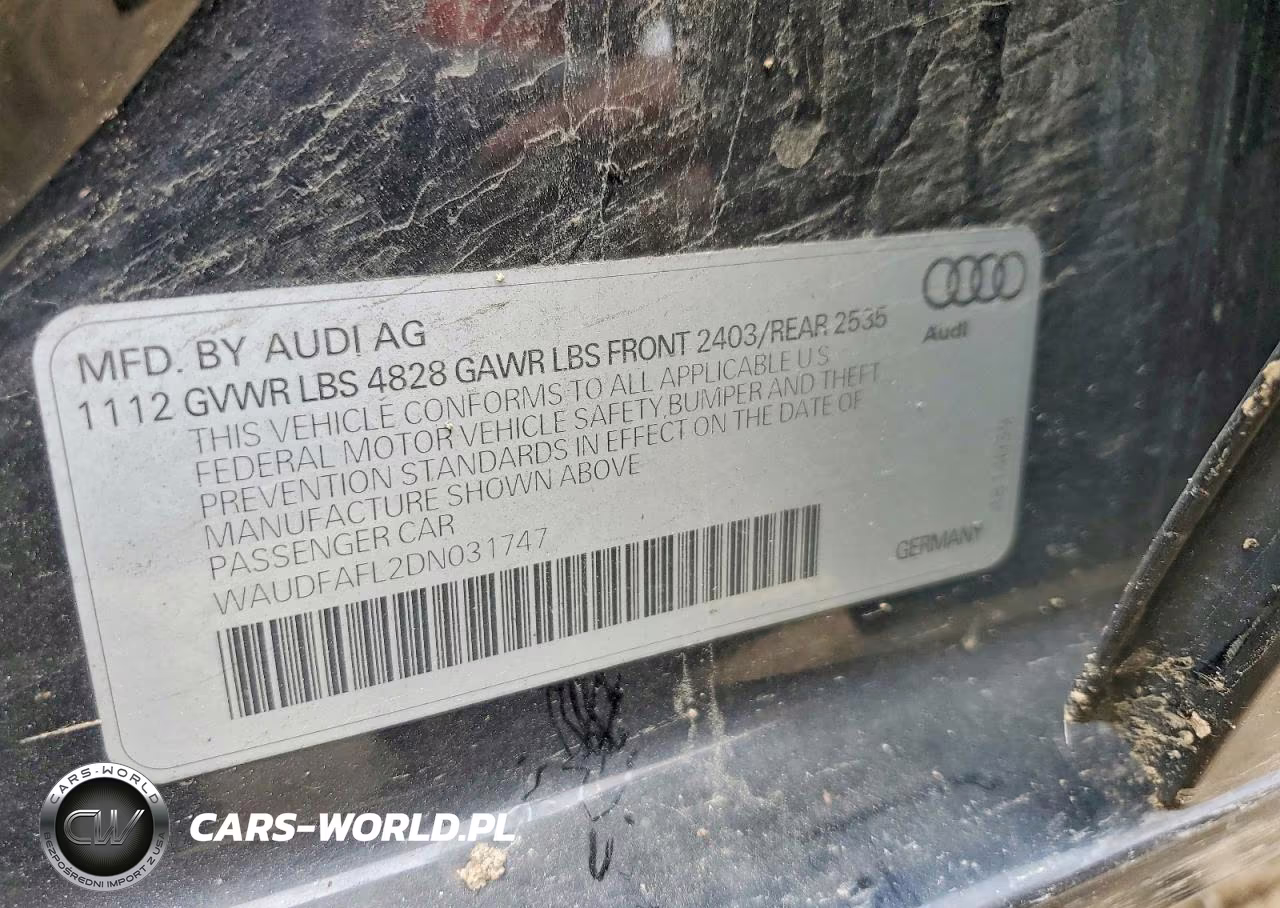 2013 Audi A4 Premium VIN:WAUDFAFL2DN031747 - 12