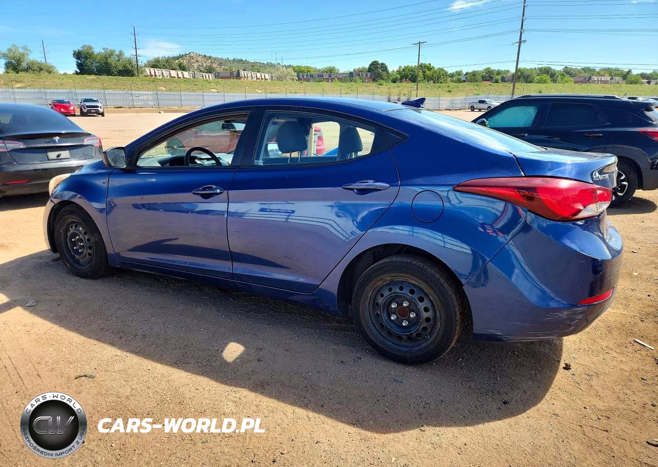 2016 Hyundai Elantra Se VIN:5NPDH4AE5GH674640 - 2