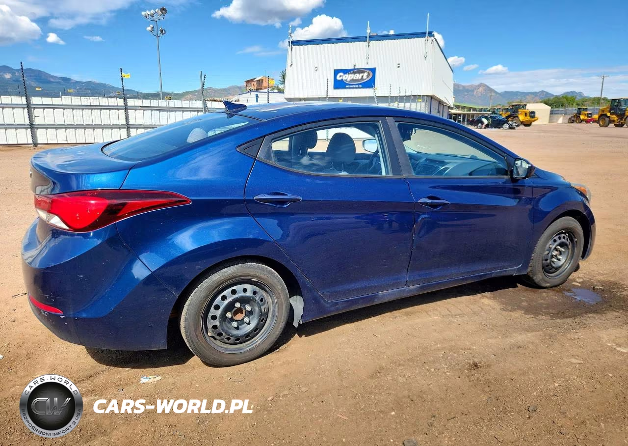 2016 Hyundai Elantra Se VIN:5NPDH4AE5GH674640 - 3