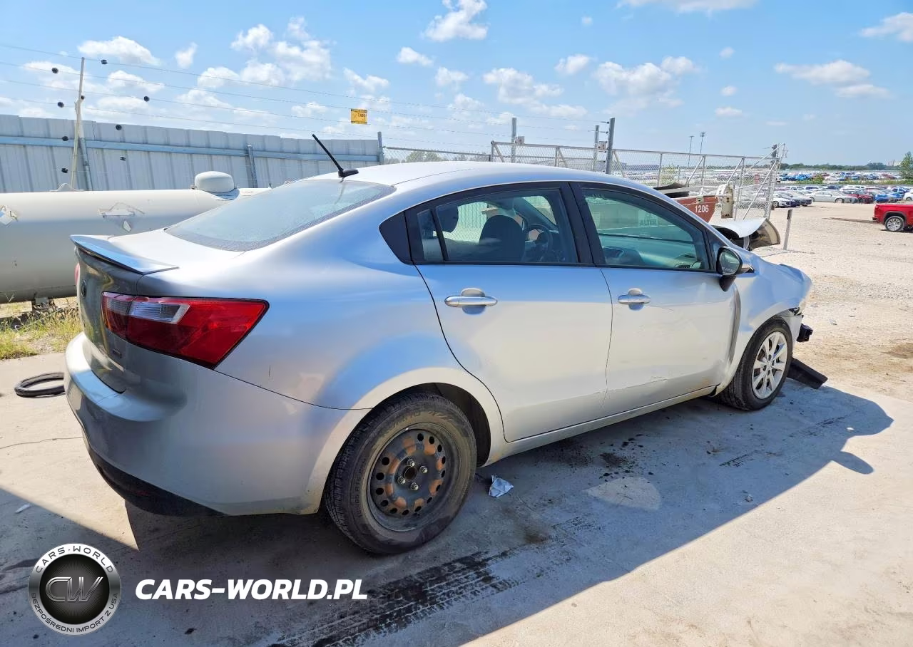 2013 Kia Rio Lx VIN:KNADM4A33D6306602 - 3