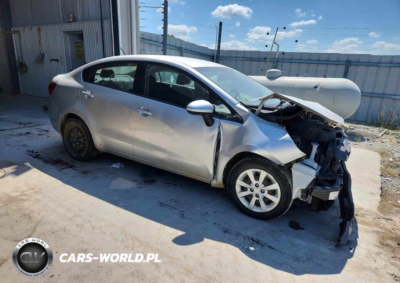 2013 Kia Rio Lx VIN:KNADM4A33D6306602 - 4